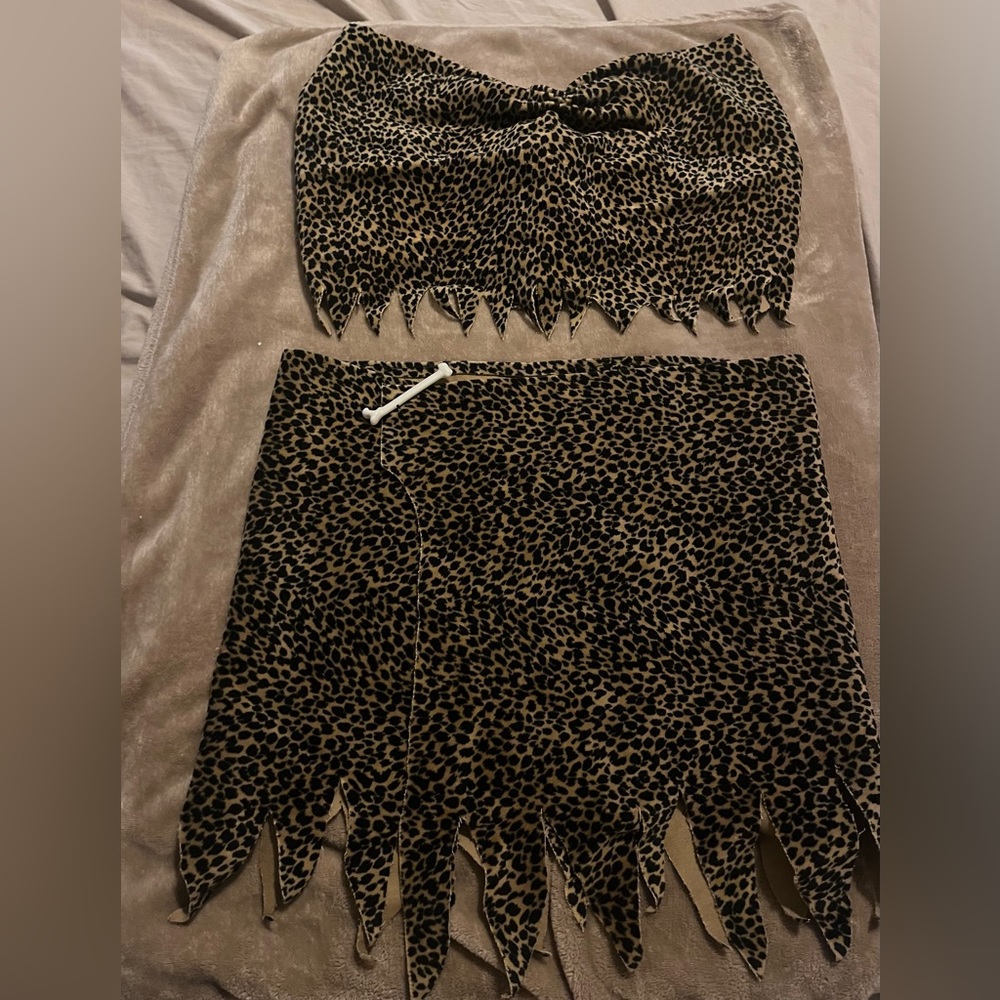 Handmade Cave girl set costume